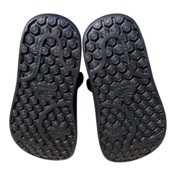 Joybees Kids Varsity Lined Clogs - Black/Charcoal C9 - Picture 3 of 6